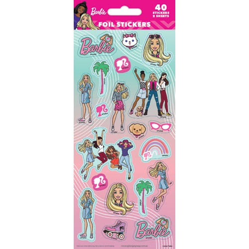 FSC MIX STKR SHTS MATTEL BARBIE FRIENDS