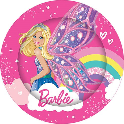 Barbie Printed Plates 8pk