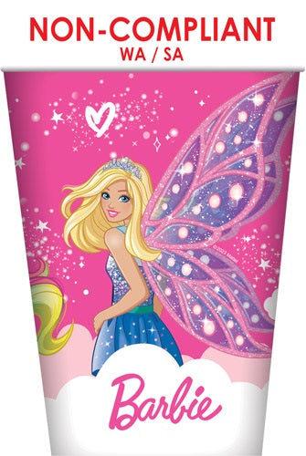 Barbie Printed Paper Cups 8pk