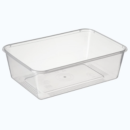 750ML Rectangle Containers with Lid 50 Pack NIS Packaging & Party Supply