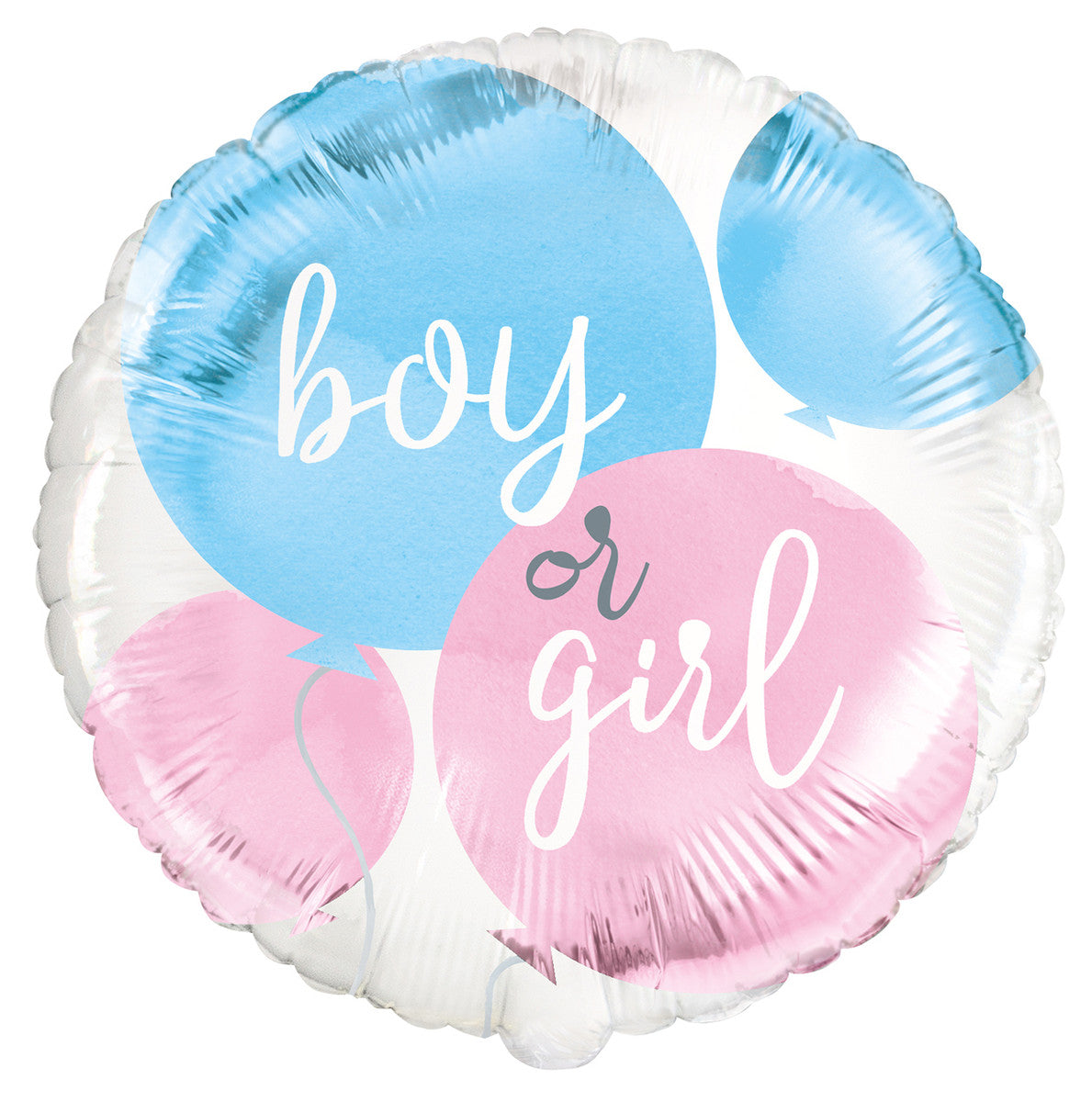 BABY REVEAL "BOY OR GIRL" FOIL BALLOON  45CM (18")