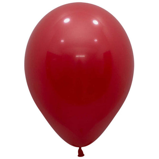 Fashion Imperial Red Latex Balloons 016, 25PK Sempertex 30cm