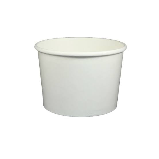 16oz ICE CREAM CUP White 50PK