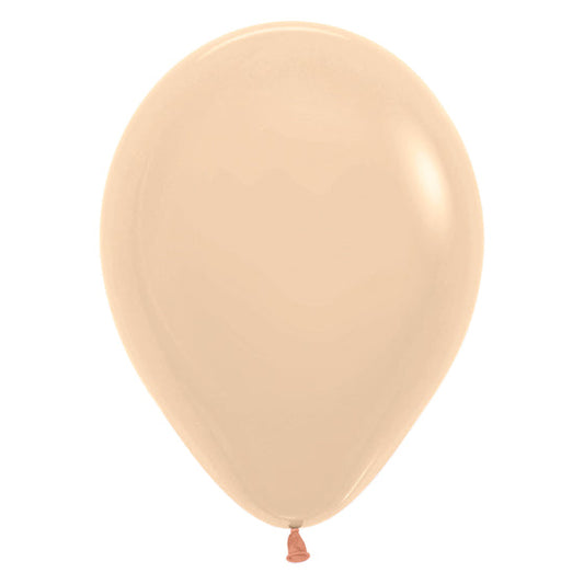 Pastel Matte Malibu Peach Latex Balloons 660, 25PK Sempertex 30cm