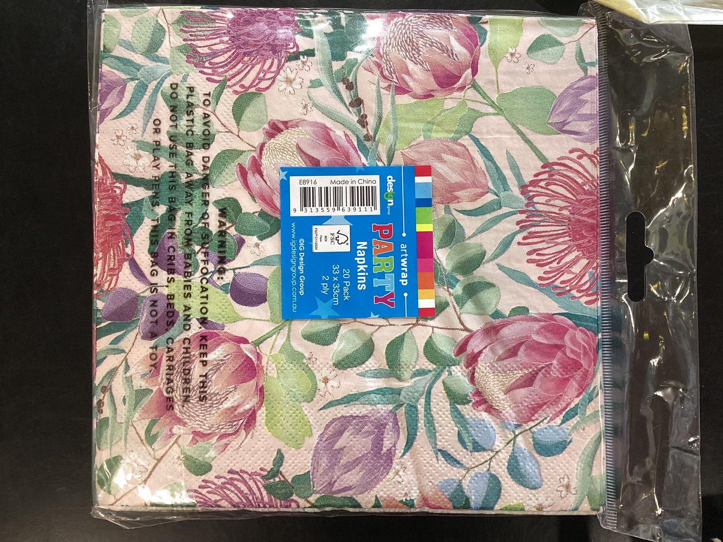 FSC MIX NAPKN 20PK AUST FLORAL