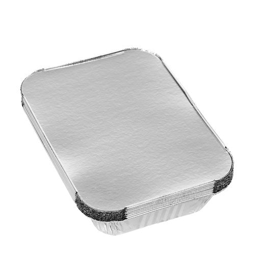 FOIL CONTAINER W/LID 26.5X19.5X6.5CM 10PK