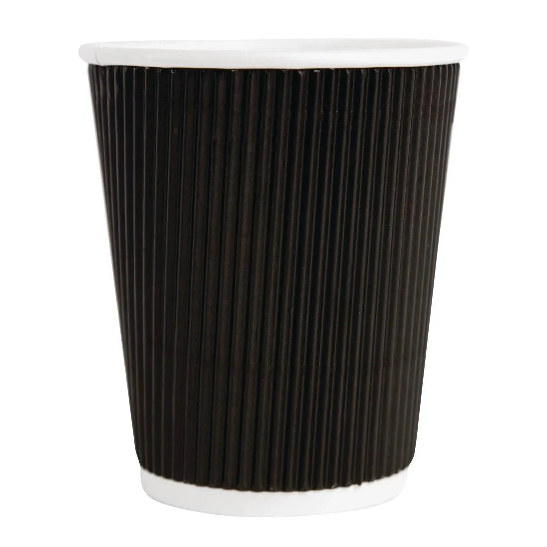 8oz Triple wall Black Coffee Cup 25pk NIS Packaging & Party Supply