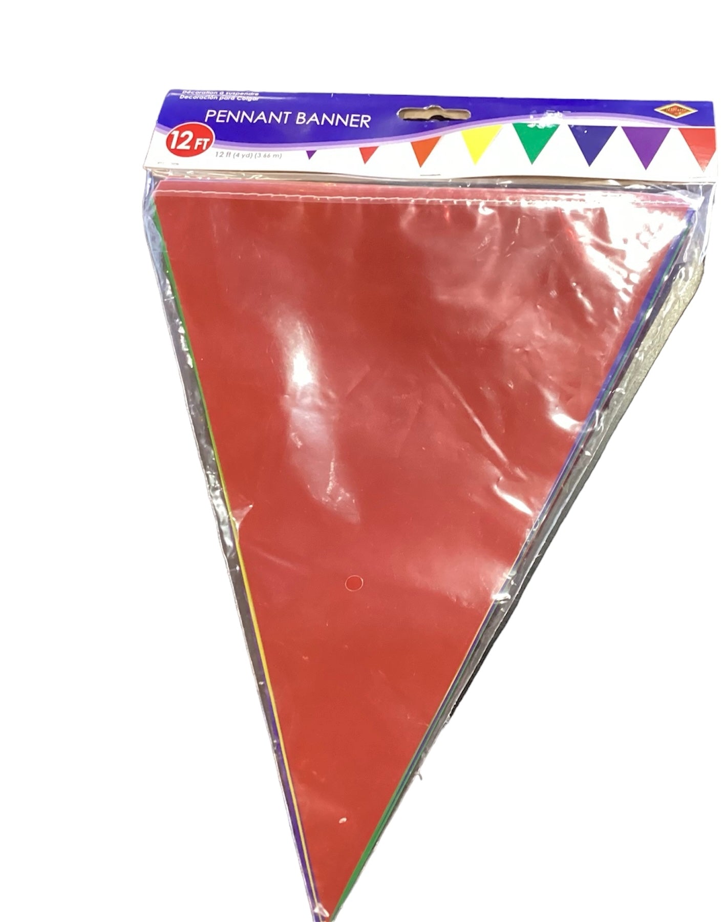 LARGE MULTI COLOR PENNANT BANNER