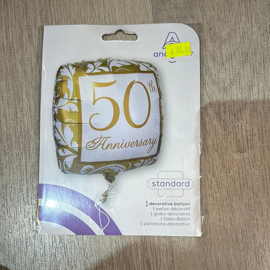 50 Anniversary decorative balloon