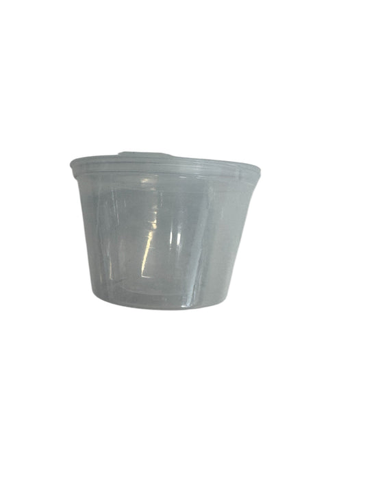 4oz (120ml) Hinge lid Round Container 50pk