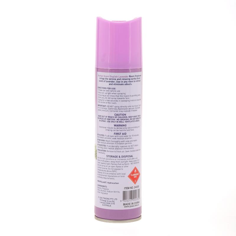 Air Freshener With Spray Function - English Lavender 200g NET NIS Packaging & Party Supply