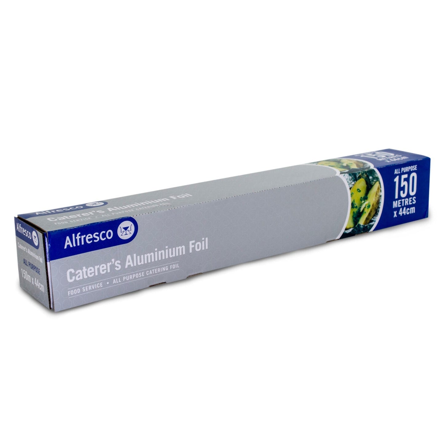 All Purpose Alfresco Caterer's Foil 44cm x 150M Aluminium NIS Packaging & Party Supply