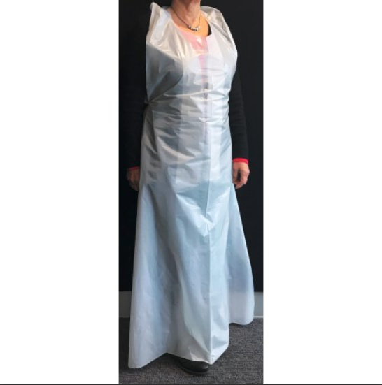 Buy Apron White Plastic Medium 100PK at NIS Packaging & Party Supply Brisbane, Logan, Gold Coast, Sydney, Melbourne, Australia