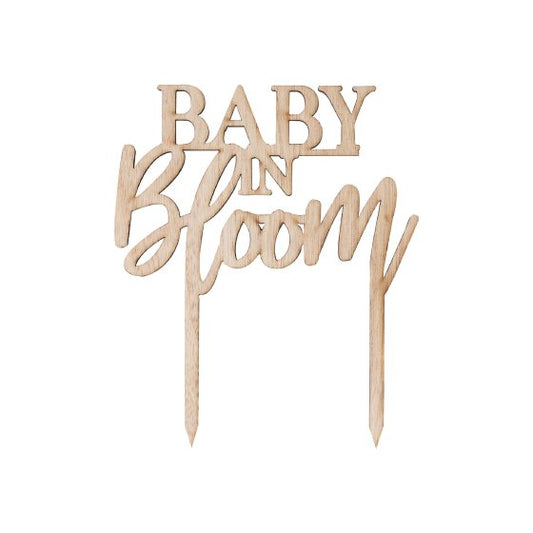 BABY IN BLOOM CAKE TOPPER NIS Packaging & Party Supply