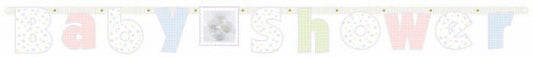 BABY SHOWER SOFT MOMENTS ILLUSTRATED BANNER NIS Packaging & Party Supply