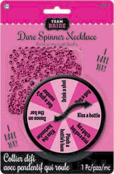 BACHELORETTE SPIN DARE PENDANT NIS Packaging & Party Supply