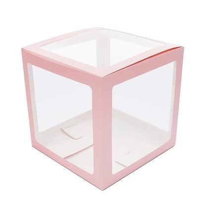 BALLOON BOX PINK 1PC NIS Packaging & Party Supply