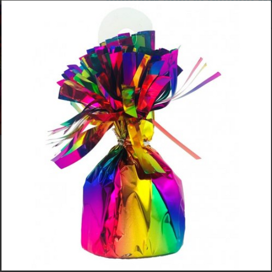 Buy BALLOON WEIGHTS Rainbow 165gm at NIS Packaging & Party Supply Brisbane, Logan, Gold Coast, Sydney, Melbourne, Australia