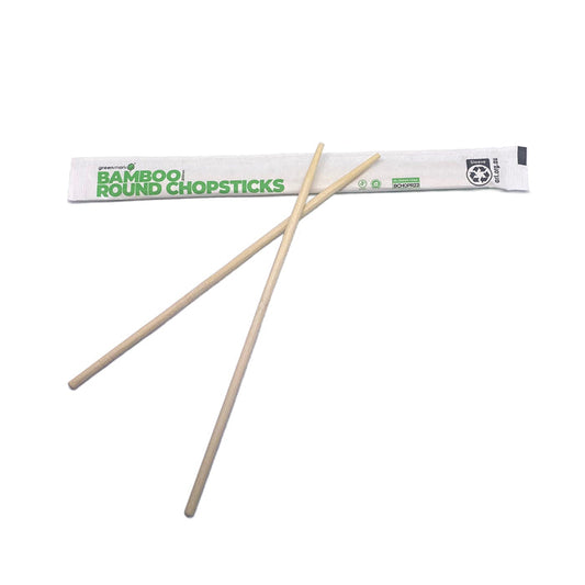 Bamboo round chopstick 5*220mm 100pcs