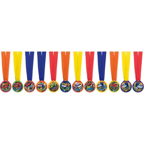 BLAZE MINI AWARD MEDAL FAVOR 12pcs NIS Packaging & Party Supply