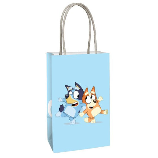 BLUEY Paper Kraft Bags  8pc NIS Packaging & Party Supply