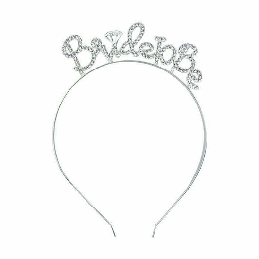 BRIDE TO BE HEADWEAR- SILVER (1 PC) NIS Packaging & Party Supply