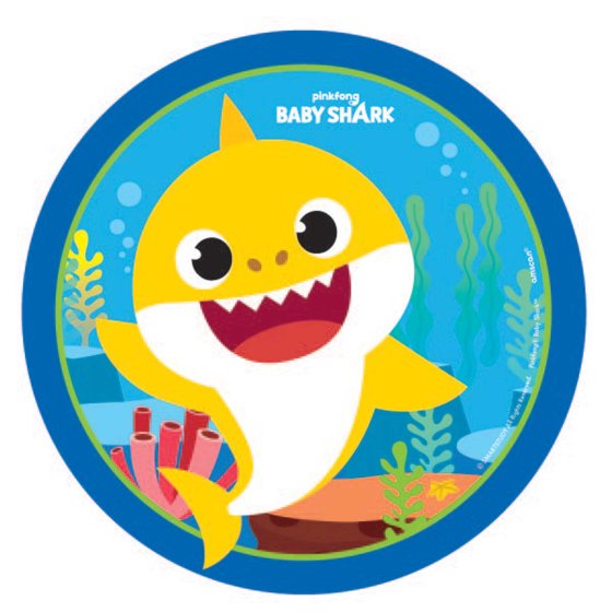 Buy Baby Shark 7" Paper Plates 8pk at NIS Packaging & Party Supply Brisbane, Logan, Gold Coast, Sydney, Melbourne, Australia