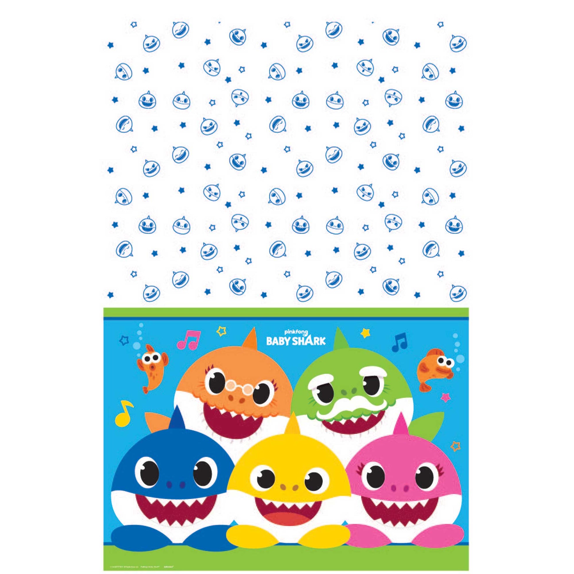 Baby Shark Tablecover Paper NIS Packaging & Party Supply