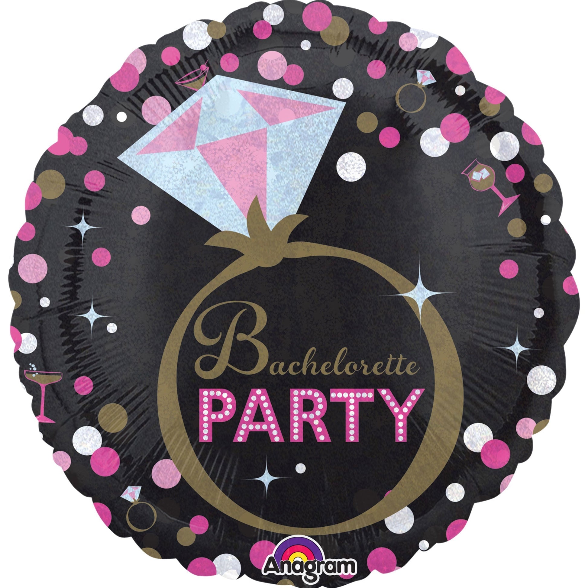 Bachelorette Party Foil Balloon 45cm NIS Packaging & Party Supply