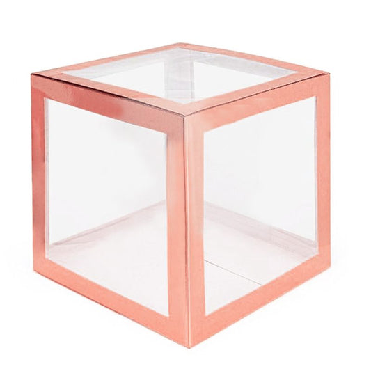 Buy Balloon Box Rose Gold 1pc at NIS Packaging & Party Supply Brisbane, Logan, Gold Coast, Sydney, Melbourne, Australia