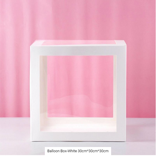 Buy Balloon Box white (1 pc) at NIS Packaging & Party Supply Brisbane, Logan, Gold Coast, Sydney, Melbourne, Australia