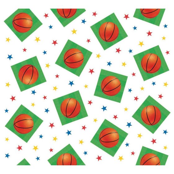 Buy Basketball Table cover Plastic 1pc at NIS Packaging & Party Supply Brisbane, Logan, Gold Coast, Sydney, Melbourne, Australia