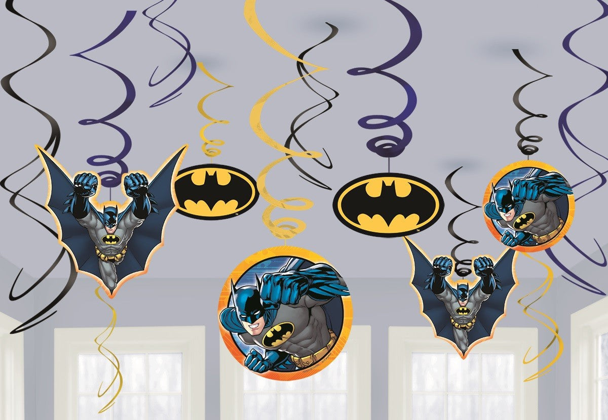 Batman Swirl Value Pack NIS Packaging & Party Supply