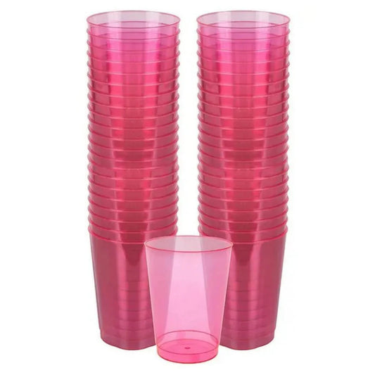 Big Party Pack, Plastic Tumblers Bright Pink (72 PACK) 295ml NIS Packaging & Party Supply