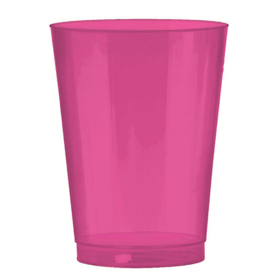 Big Party Pack, Plastic Tumblers Bright Pink (72 PACK) 295ml NIS Packaging & Party Supply