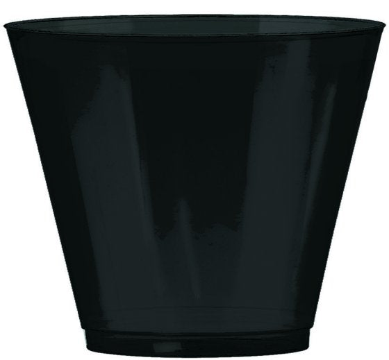 Big Party Pack, Plastic Tumblers Jet Black (72 Pack) 295ml NIS Packaging & Party Supply