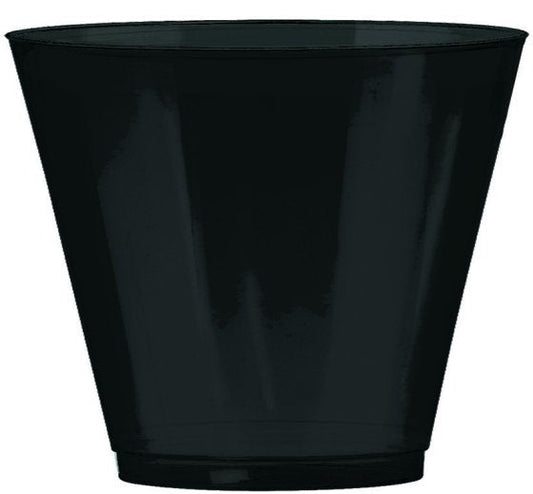 Big Party Pack, Plastic Tumblers Jet Black (72 Pack) 295ml NIS Packaging & Party Supply