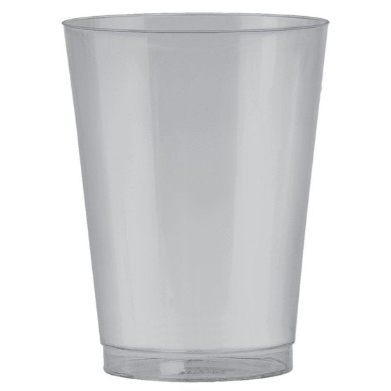 Big Party Pack, Plastic Tumblers Silver (72 Pack) 295ml NIS Packaging & Party Supply