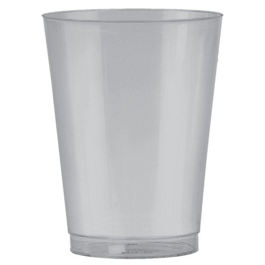 Big Party Pack, Plastic Tumblers Silver (72 Pack) 295ml NIS Packaging & Party Supply