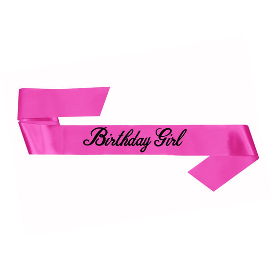 Birthday Girl Sash - Pink NIS Packaging & Party Supply