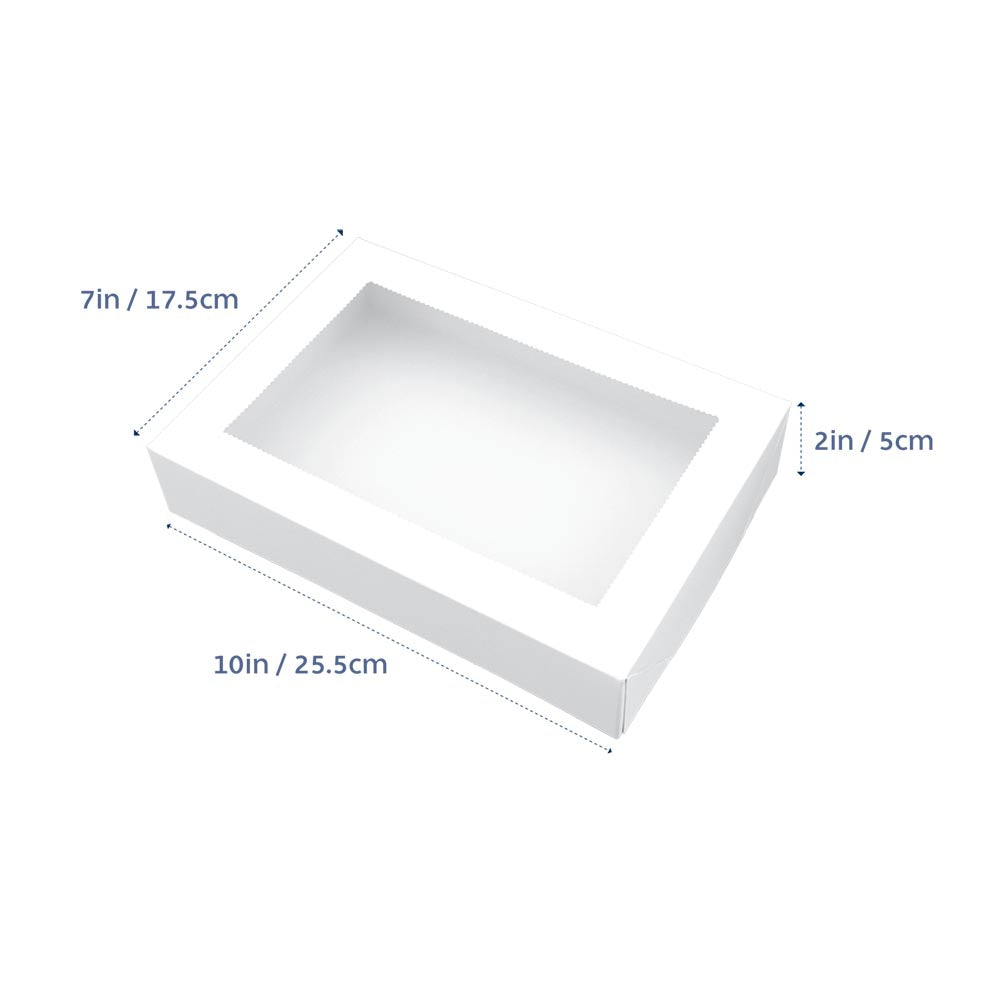 Biscuit Box RECTANGLE 10x7x2(H)in NIS Packaging & Party Supply