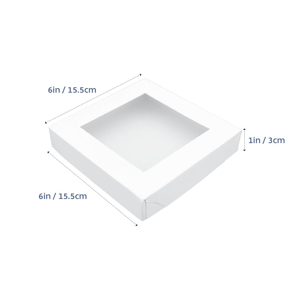 Biscuit Box SQUARE 6x6x1(H)in NIS Packaging & Party Supply