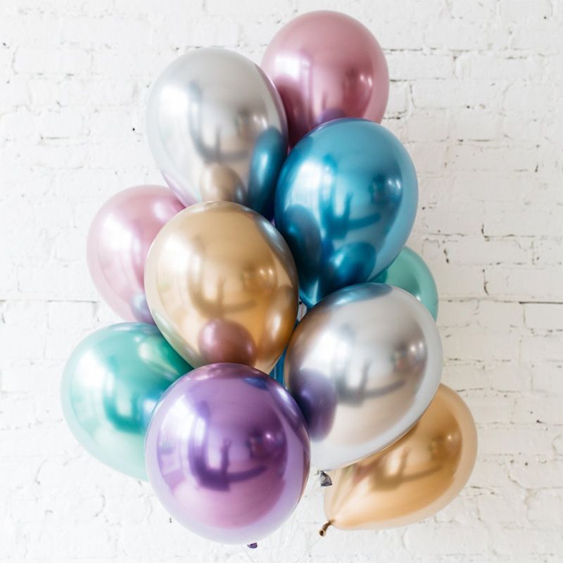 Buy Blue Chrome Balloon 30cm (10 pcs) at NIS Packaging & Party Supply Brisbane, Logan, Gold Coast, Sydney, Melbourne, Australia