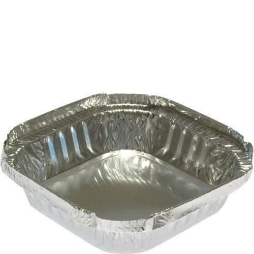 Foil Container Square Small Silver 305ml