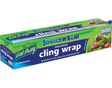 Cling Wrap Plastic Film (45cm x 600m) Castaway