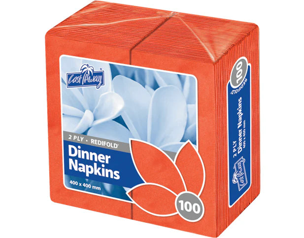 2-Ply Dinner Redifold® | Red 100PK