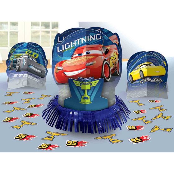 CARS 3 Table Decoration Kit NIS Packaging & Party Supply