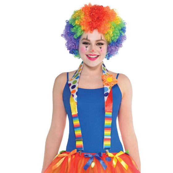 CLOWN SUSPENDERS DELUXE (1 PC) NIS Packaging & Party Supply