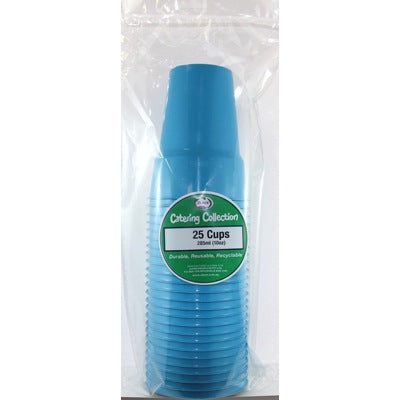 Buy CUP AZURE BLUE 285ml P25 at NIS Packaging & Party Supply Brisbane, Logan, Gold Coast, Sydney, Melbourne, Australia