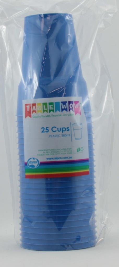 Buy CUP ROYAL BLUE 285ml P25 at NIS Packaging & Party Supply Brisbane, Logan, Gold Coast, Sydney, Melbourne, Australia